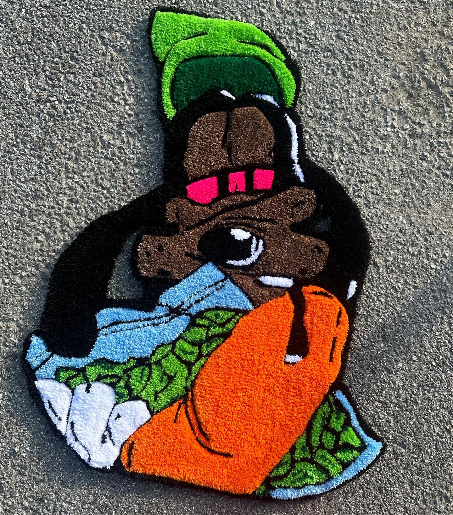 Goofy Weed Rug